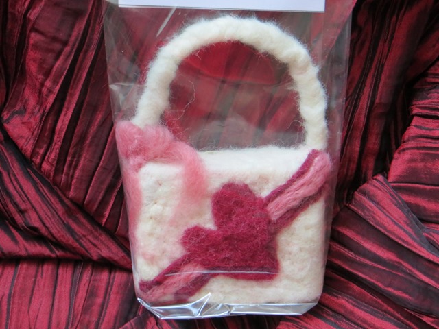 Filzseife "Gartenr&ouml;schen" / Beispielmuster